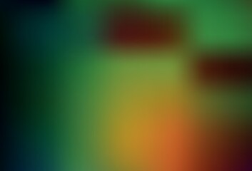 Dark Green, Red vector colorful abstract background.