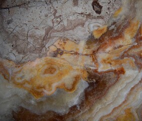 marble in beige and gray tones on white