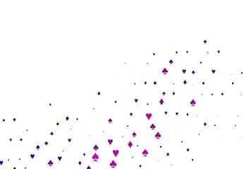 Light Purple vector layout with elements of cards.