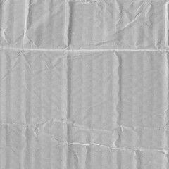 White vintage rough sheet of carton. Recycled environmentally friendly cardboard paper texture. Simple gray minimalist papercraft background.