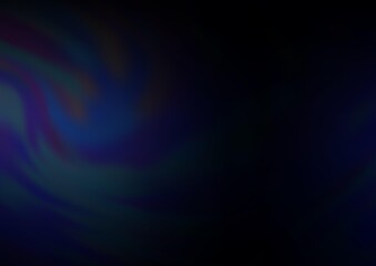 Fototapeta premium Dark BLUE vector blurred bright template.