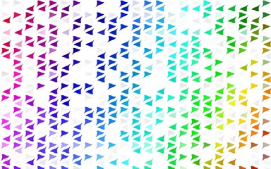 Light Multicolor, Rainbow vector cover in polygonal style.