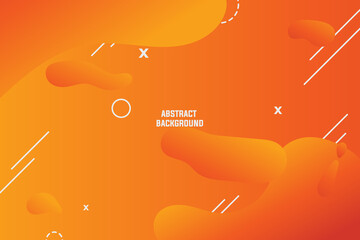 Geometric Background with Memphis Style