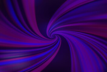 Dark Purple vector backdrop with curved lines.