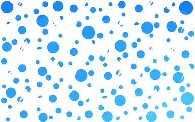 Light BLUE vector banners set of circles, spheres.