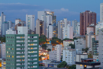 
Aerial view of residential buildings in the city of Belo Horizonte, state of Minas Gerais, Brazil.