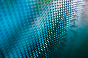 CloseUp LED blurred screen. LED soft focus background. abstract background ideal for design.