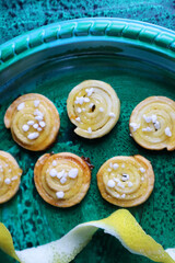 Zitronenschnecken Plätzchen