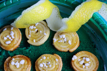 Zitronenschnecken Plätzchen