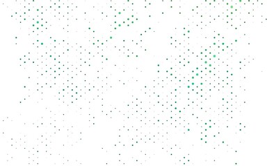 Light Green vector cover with spots.