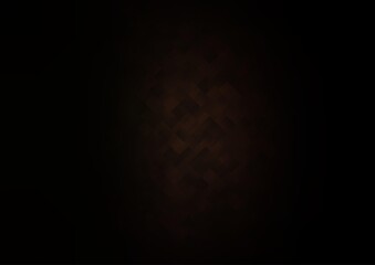 Dark Black vector template with crystals, rectangles.