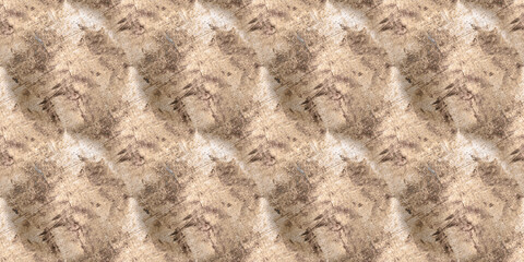 Brown Retro Grunge Effect. Art Abstract Dust 