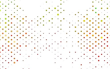 Light Green, Red vector cover with spots.