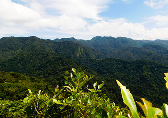 Montañas al sur de El salvador