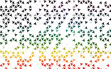 Light Multicolor, Rainbow vector seamless pattern in polygonal style.