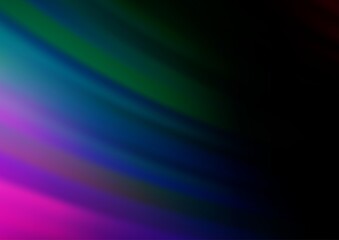 Dark Multicolor, Rainbow vector background with straight lines.