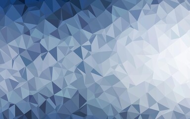 Light BLUE vector polygonal template.