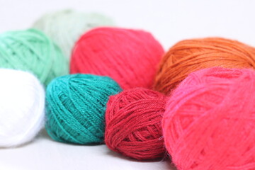 毛糸玉クリスマスカラー(赤,緑) wool ball christmas color (red,green) 1