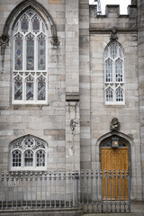 Chapel Royal Cathedral in Dublin side view of door