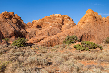 Fototapeta premium Arches National Park in October sunshine