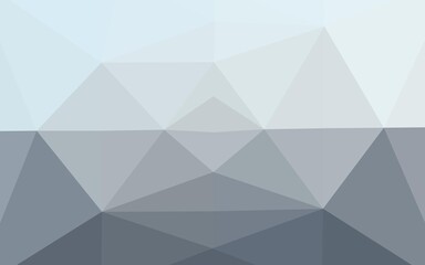 Obraz premium Light BLUE vector triangle mosaic cover.