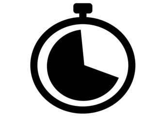 Clock vector icon for apps and website