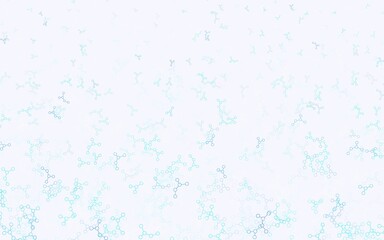 Light BLUE vector pattern with artificial intelligence network.