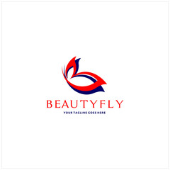 Beauty Butterfly Logo Design Inspiration 
