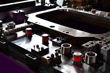 Sheet Metal Stamping Tool Die for Automotive Precision Parts on The Numerical Control Milling...