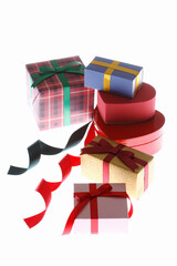 沢山のプレゼントの箱