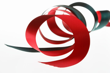 赤と緑のリボン