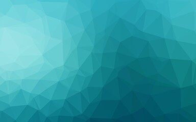 Light BLUE vector triangle mosaic texture.