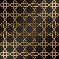 Arabic traditional vector art. seamless pattern in Arabic style.