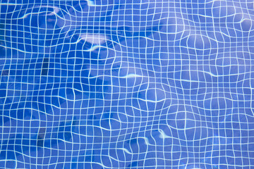 Fototapeta na wymiar Water swimming pool surface for background.