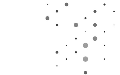 Light Silver, Gray vector texture with disks.