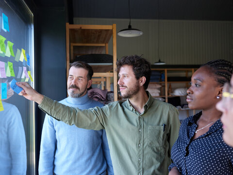 Business strategy meeting