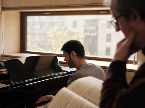 Tutor and student of piano