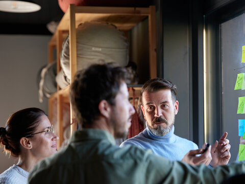 Business strategy meeting