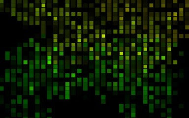 Dark Green vector template with crystals, rectangles.