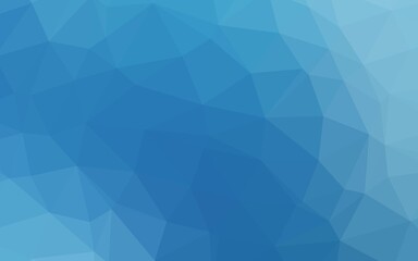 Light BLUE vector low poly layout.