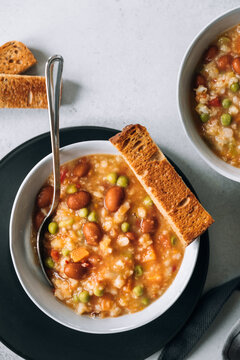 Homemade minestrone