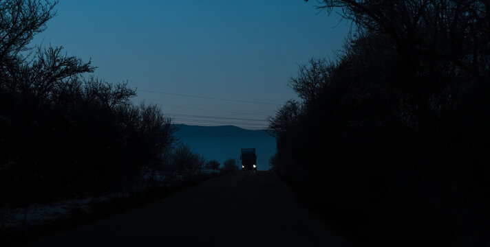 Truck silhouette