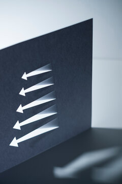 Diagonal Paper Arrows