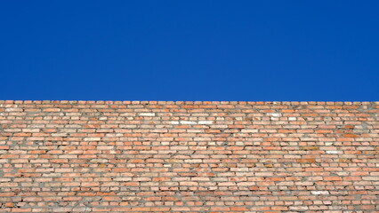
Brick wall of a building