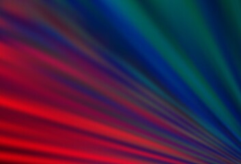 Dark Blue, Red vector pattern with narrow lines.