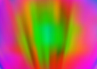 Light Multicolor, Rainbow vector blurred and colored background.