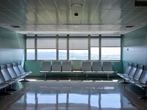 Empty Hospital Waiting Room