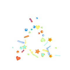 Sprinkles grainy. Cupcake donuts background.