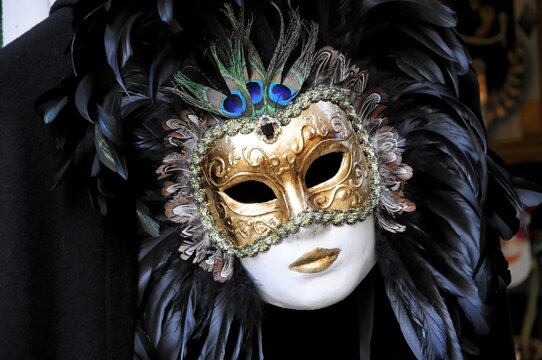 Mask, carnevale, carnival in Venice 2010, Venice, Veneto, Italy, Europe