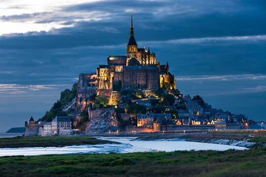 Mont Saint-Michel, Le Mont-Saint-Michel, Manche department, Normandy, France, Europe